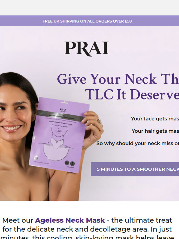 Your Neck Called. It Wants A Mask.