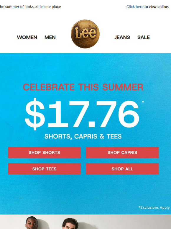 $17.76 shorts + 30% off almost everything else