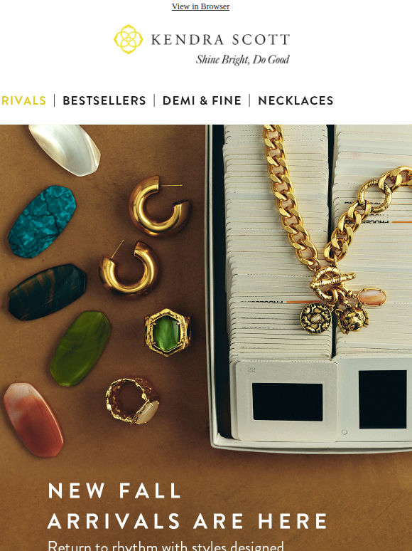 Fall Newness Is Here