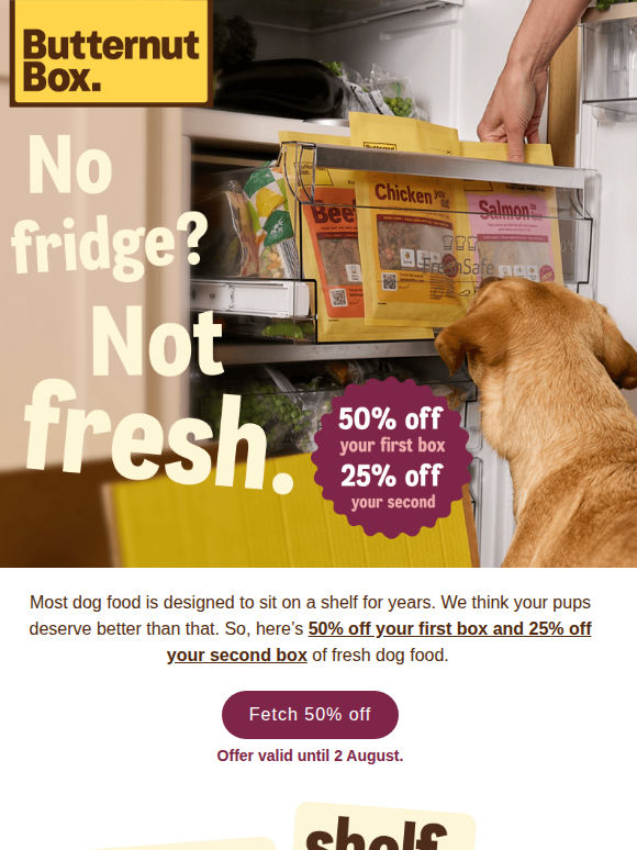 Fresh or shelf-stable - what’s your pups’ choice? 🥦🥩🥕