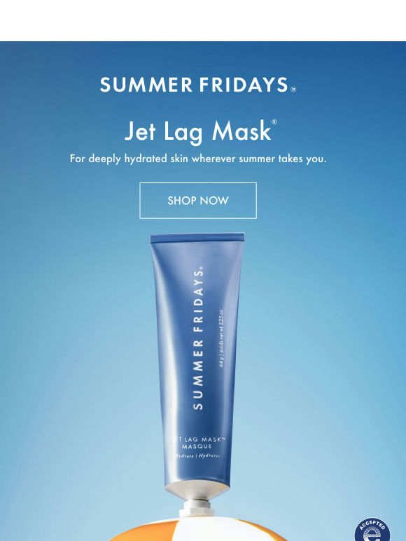 Summer Travel 🤝 Jet Lag Mask