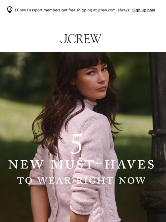 Five new arrivals for now & later