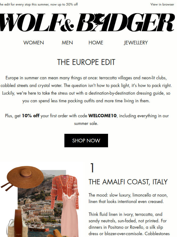Your Europe Packing List, By Destination