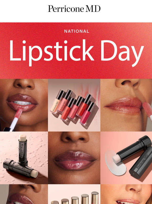 National Lipstick Day Treat.. 40% off Lip Products!