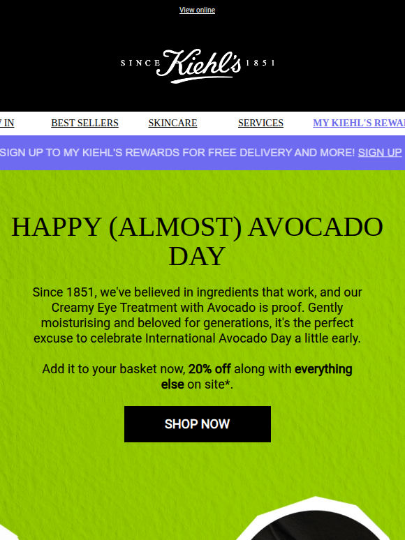 20% off...Ready, set, avo-cado
