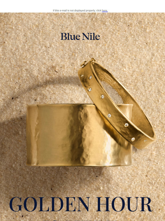 Up to 30% Off* Select Jewelry at the Golden Hour Event