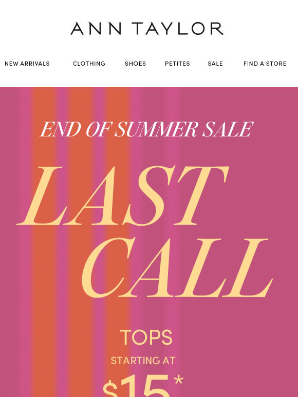 Summer Styles Starting At $15!