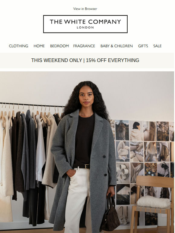 Don’t miss 15% off everything