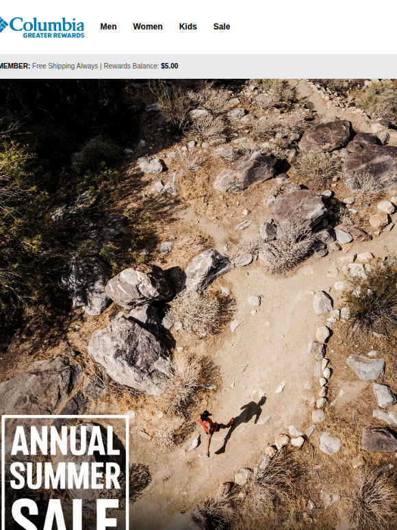 Members save 30% extra on Annual Summer Sale.