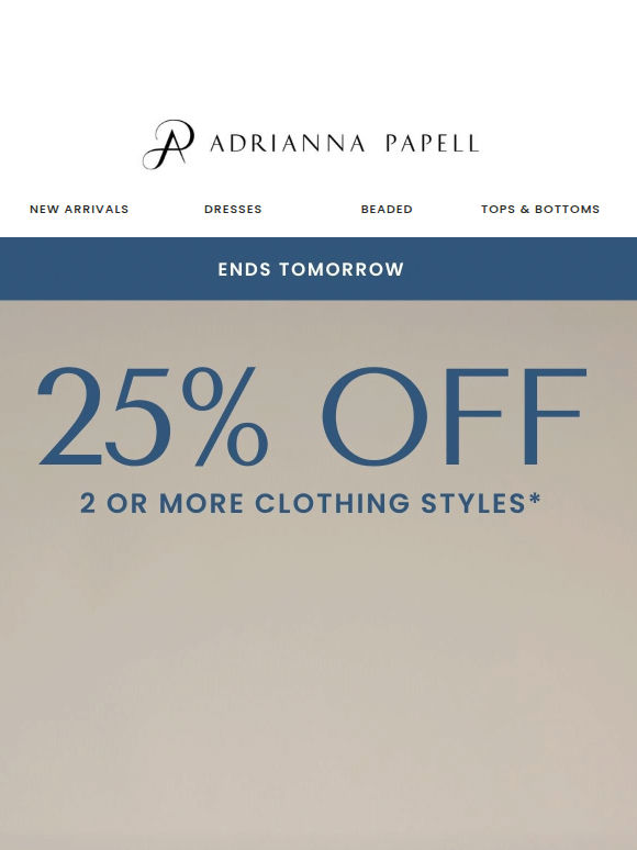 25% Off 2+ Clothing Styles ❤️ Save On The Fall Haul