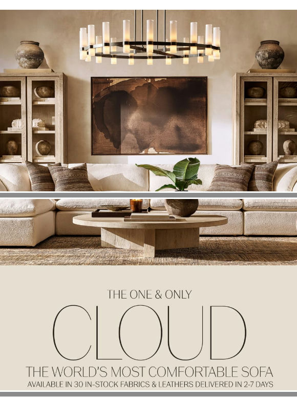 For a Limited Time Save 40% on Cloud. The World’s Most Comfortable Sofa.
