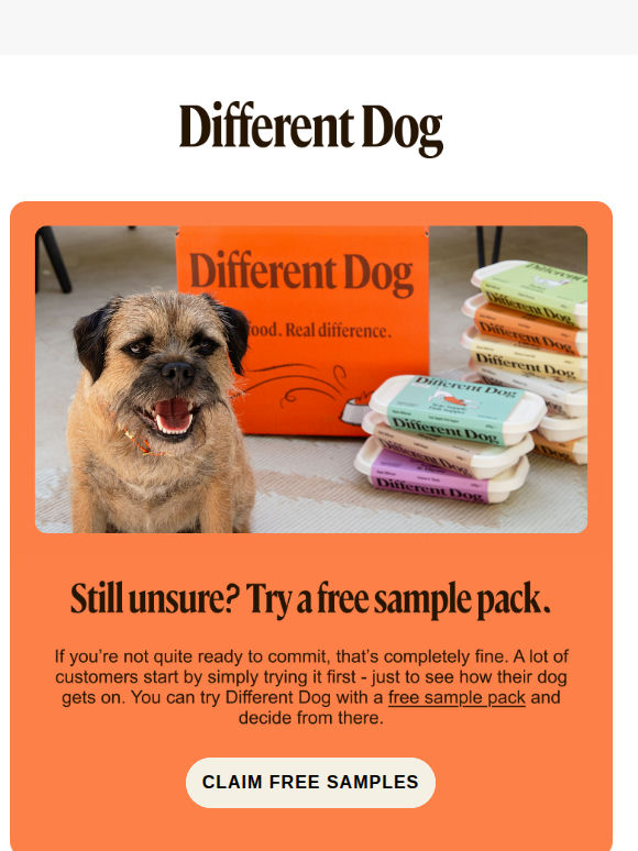 Claim  your dog's free samples 🤤👉
