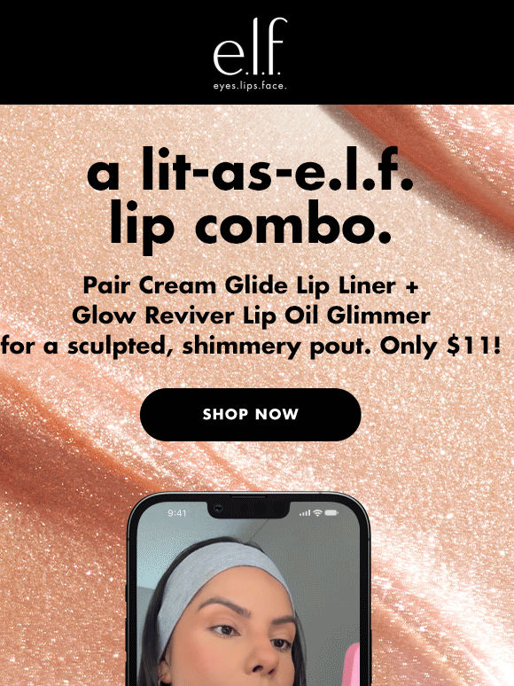 This $11 lip combo is lit as e.l.f. 😘✨	