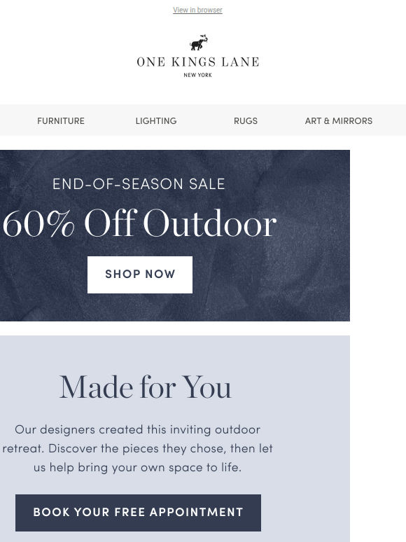 Create Your Outdoor Retreat, Styled by Our Designers, Up to 60% off