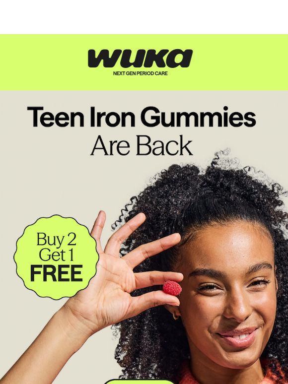 Teen Iron Gummies Are Back
