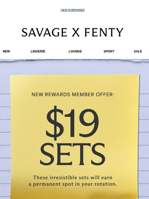 Score a Set for Just $19