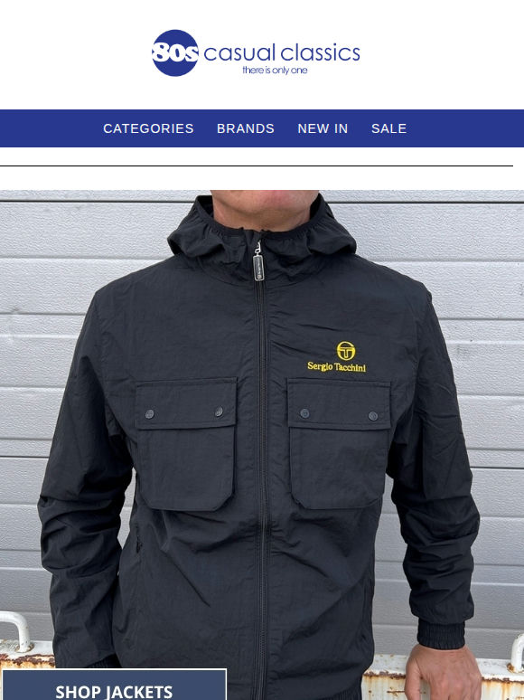 Pay Weekend Exclusive Sergio Tacchini Jacket Arrivals - THERE IS ONLY ONE