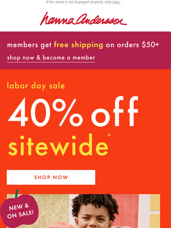 Have You Shopped Yet? | 40% OFF Sitewide