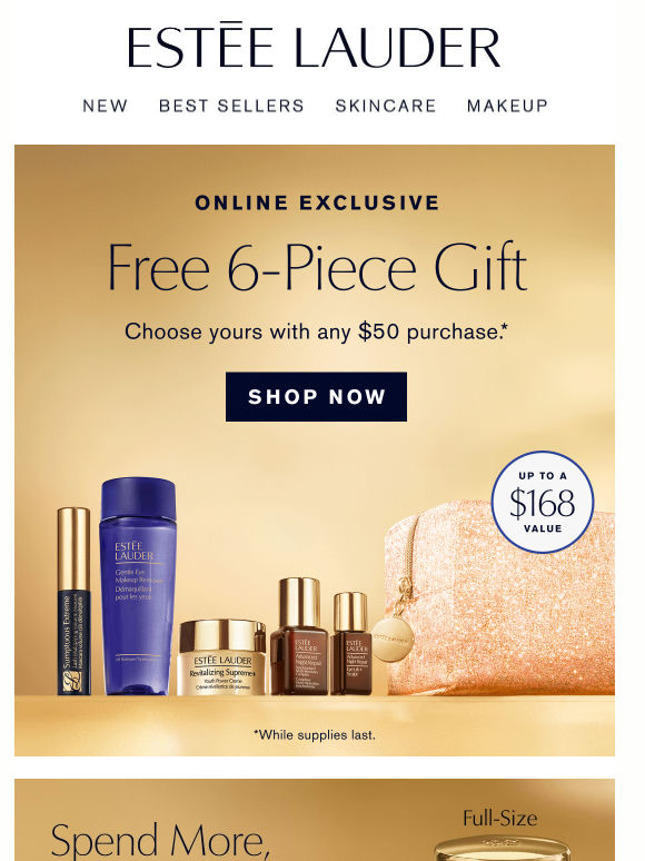 Make It Yours ✨ Free 8-Piece Gift, Up To a $327 Value, with your purchase.