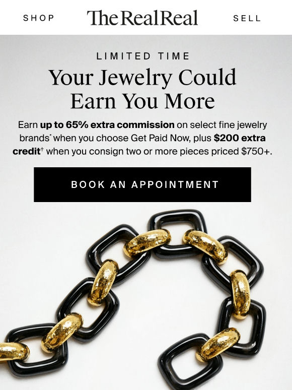 Limited time: Earn more for your jewelry