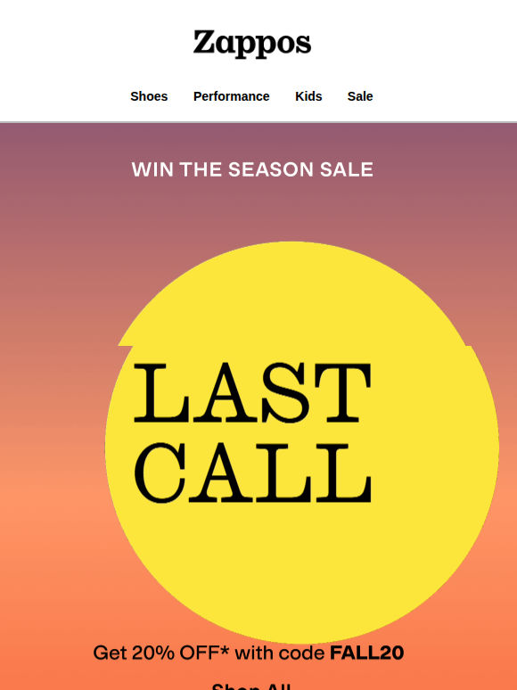 Final hours for 20% OFF ⏳