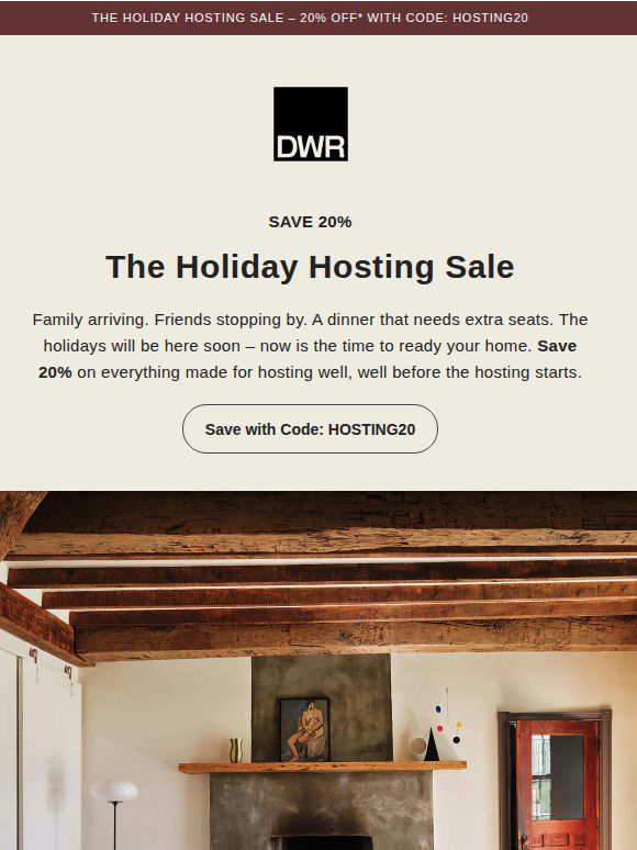 The Holiday Hosting Sale is here: 20% off