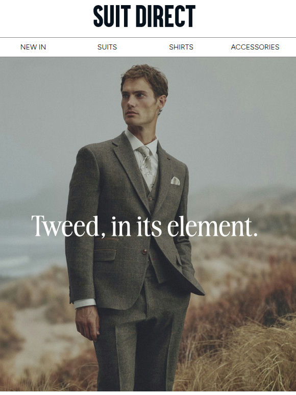 Tweed, in it's element