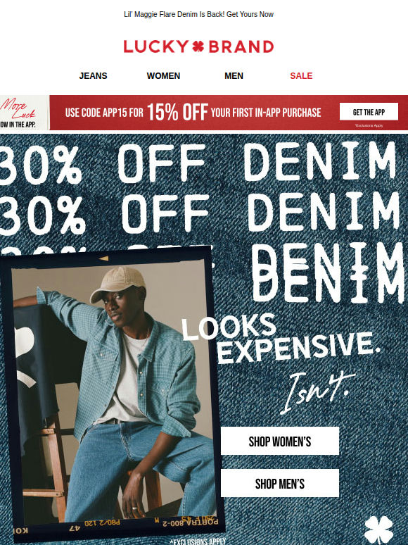 Take 30% Off Our BEST Fall Denim