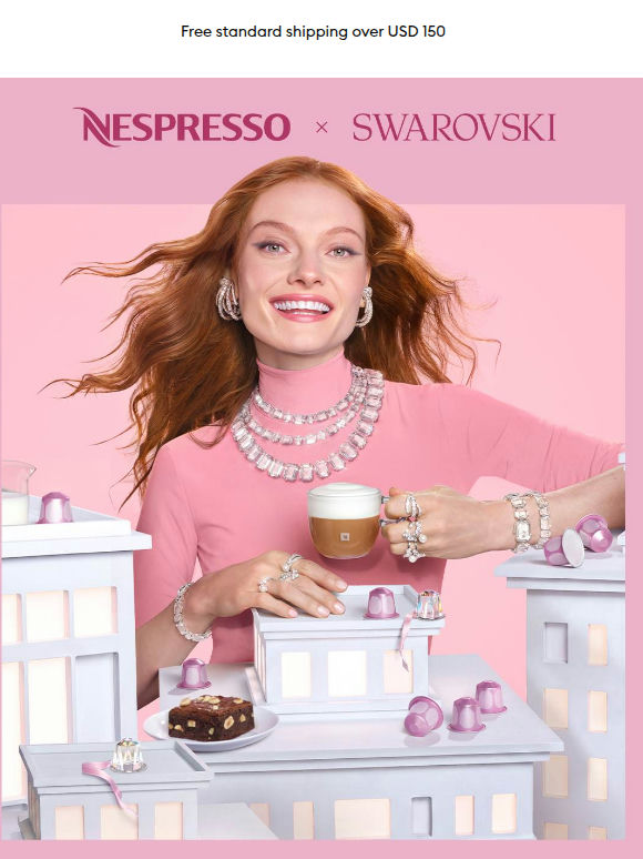 The Nespresso x Swarovski Collection is here