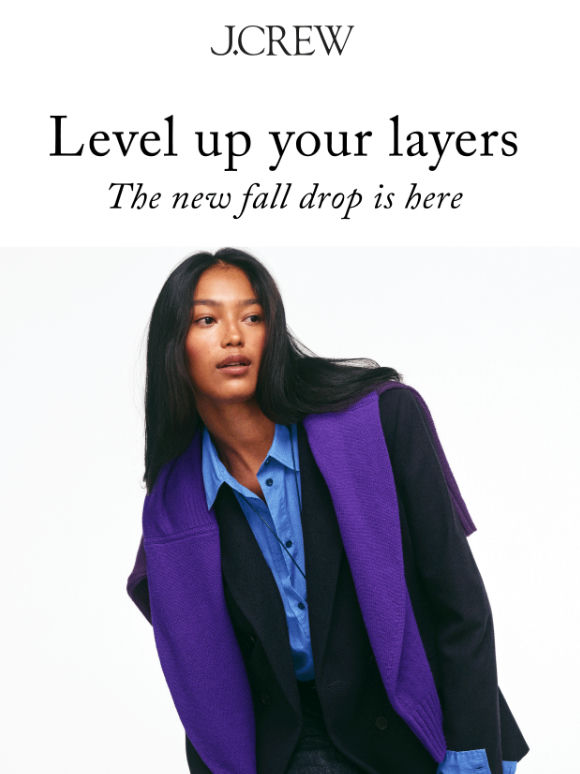Just in: the new fall drop