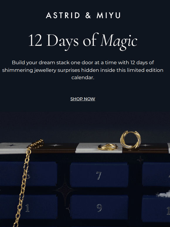 What's inside the 12 Day Advent Calendar?