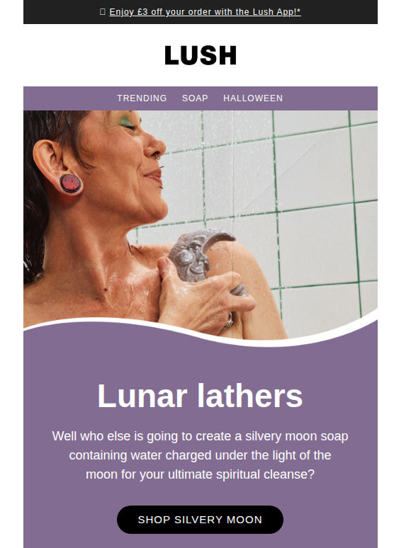 Ever wanted to shower in moon water? 🌙