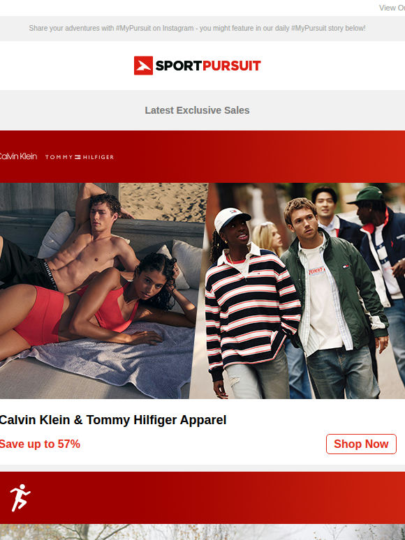 Calvin Klein & Tommy Hilfiger Apparel | Autumn Running Clothing | Cosy Slippers | Johaug | Up to 74% Off!