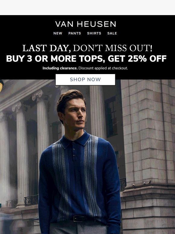 Last Day: Don't Miss Out