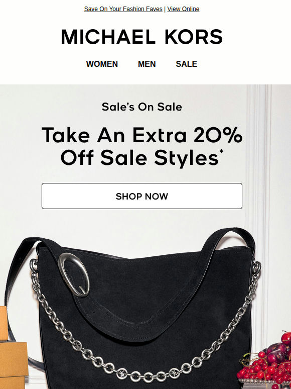 Starting Now: Extra 20% Off Sale Styles