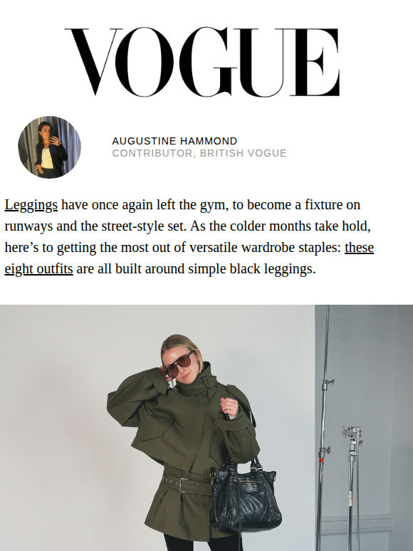 Black Leggings Outfits That Prove They’re Not Just For The Gym