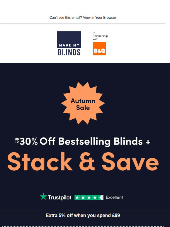 Payday Sale! Extra 15% Off Blinds 🎉