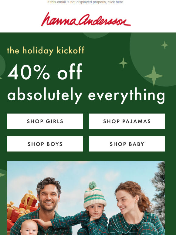 For You: 40% Off Everything (Even New Arrivals!)