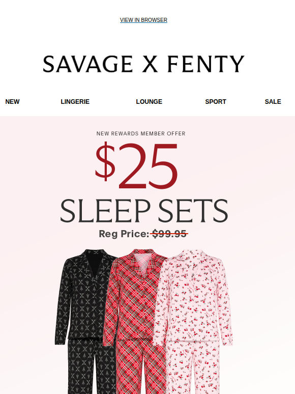 $25 Sleep Sets Are Here!