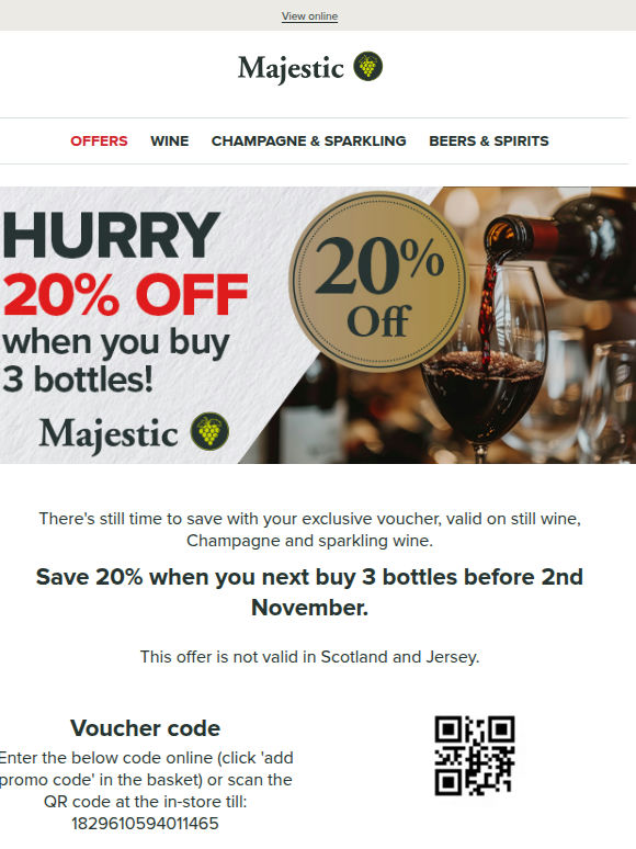 Don't miss out on your 20% discount voucher!