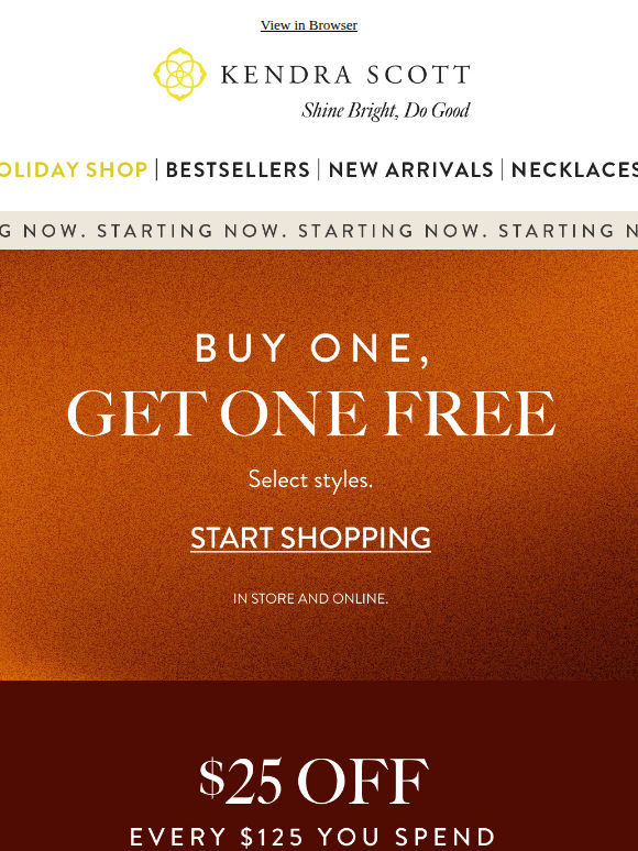 BOGO FREE, Starting NOW!
