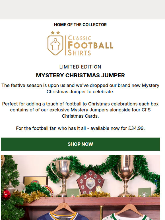 LIMITED EDITION: Mystery Christmas Jumper 🎁