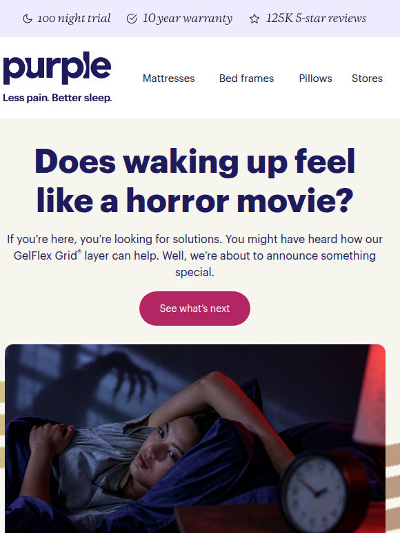 Is your current mattress a jump scare?