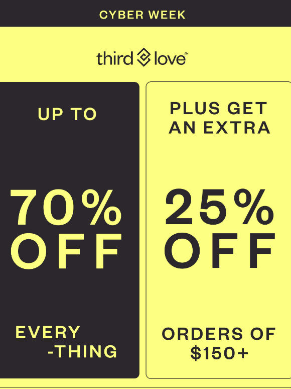 Our #1 bra is the lowest price of the year