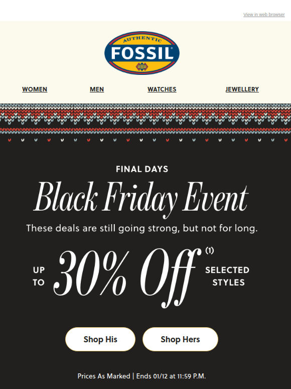 Black Friday Continues ⏳