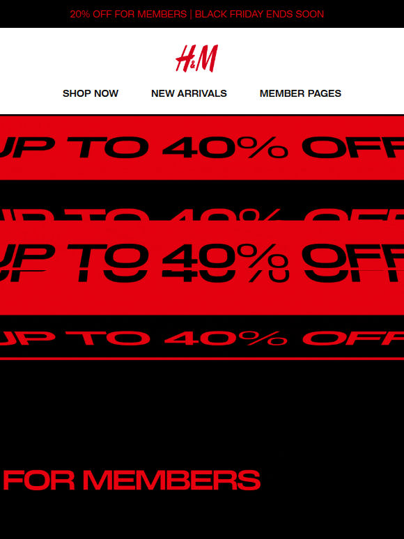 Enjoy Up to 40% off + free delivery