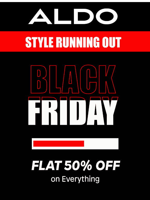 ALDO's BLACK FRIDAY SALE- Styles Running Out