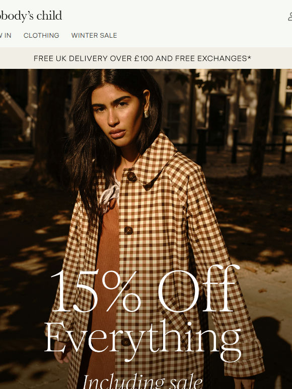 15% off EVERYTHING just landed