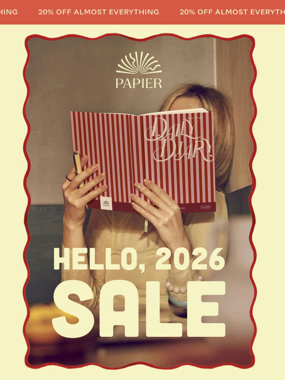 A diary for what’s next (with 20% off!)