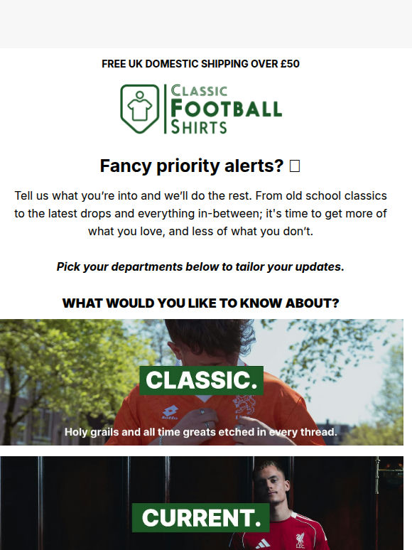 One click to better recommendations ✍️